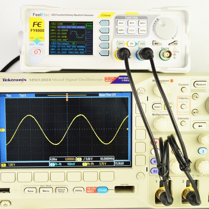 Feelelec FY6900 0-60MHz Digita - Function Arbitrary Waveform Generator review and price