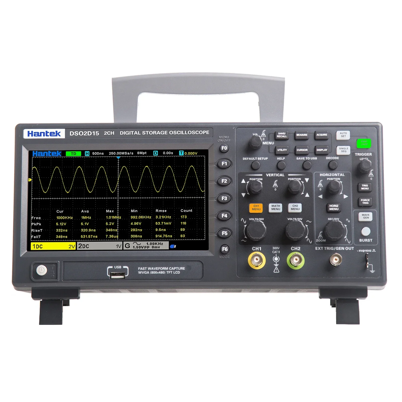 Sensitivity Hantek Signal Gene - Digital Storage Oscilloscope 100Mhz review and price
