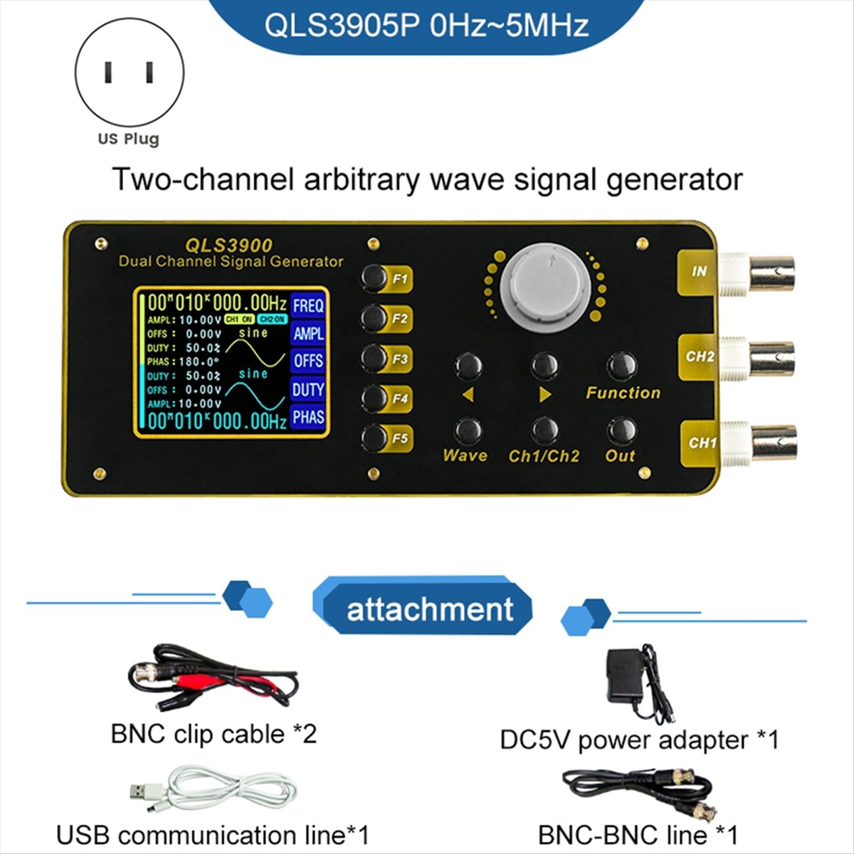 OKgood 2.4 Inch TFT DDS Functi - Function Arbitrary Waveform Generator review and price